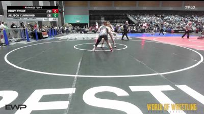 161 lbs Consi Of 8 #2 - Emily Stone, Atwater Wrestling vs Allison Cummings, Cornerstone Mat Club