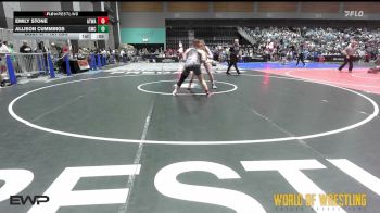 161 lbs Consi Of 8 #2 - Emily Stone, Atwater Wrestling vs Allison Cummings, Cornerstone Mat Club