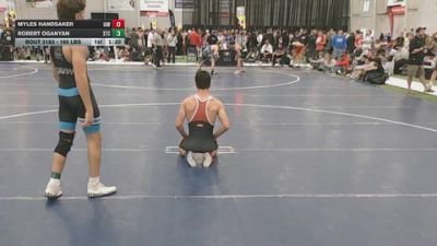 165 lbs Champ. Rd Of 16 - Myles Handsaker, Immortal Athletics WC vs Robert Oganyan, SilvaBack Training Center