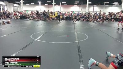 80 lbs Round 1 (6 Team) - Kaid Hamper, Warhawks Wrestling vs Dean Steward, Full Circle Red