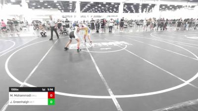 106 lbs Semifinal - Mustafa Mohammadi, Gallardo vs Jantz Greenhalgh, No Team