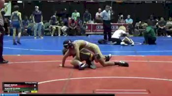 132 lbs Exh 1 - Teavyon Ellison, Lafayette HS vs Brody Borum, Kingsfork
