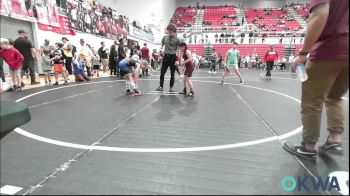 67 lbs Rr Rnd 2 - Kynslee Aguirre, Rough Riders vs Kadence McDowell, Noble Takedown Club
