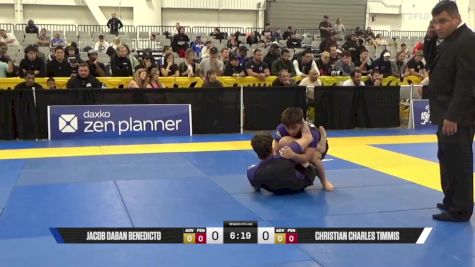 Christian Charles Timmis vs Jacob Daban Benedicto 2025 World IBJJF Jiu-Jitsu No-Gi Championship