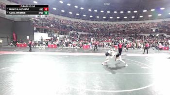 112 lbs Champ. Round 1 - Kaina Westlie, Holmen Viking Wrestling Club vs MiKayla Lathrop, Dodgeville Mat Club