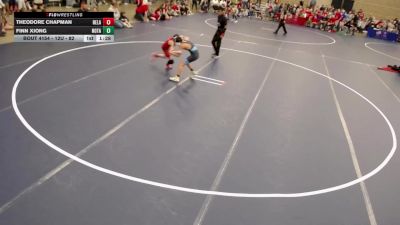 12U - 86 lbs Cons. Round 2 - Theodore Chapman, Detroit Lakes vs Finn Xiong, NORTHERN TAKEDOWN