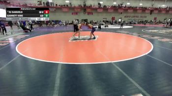 184 lbs Champ. Round 2 - Rj Samuels, Wisconsin-Whitewater vs Garrett Iobe, Albion