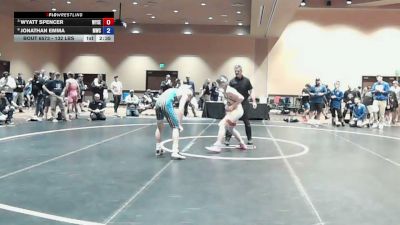 132 lbs Quarters - Wyatt Spencer, Wyoming Seminary vs Jonathan Emma, Mac Wrestling Club