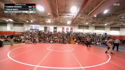 165 lbs Quarterfinal - Connor Whitman, Nashua South vs Phillip Smith, Pelham