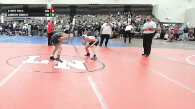 100-H lbs Quarterfinal - Ethan Hale, Collingswood vs Landon Sedani, Prime Wrestling Club