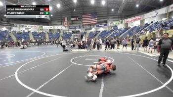 150 lbs Semifinal - Jaxsen Salinas, U-Town Hammers vs Emmet Kelley, Hastings Wrestling Club