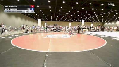 165 lbs Champ. Round 3 - Kayla Lawson vs Astri Cabrera, Wrangler Wrestling Club