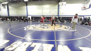 285 lbs Quarterfinal - Michael Alfonso, Rhode Island College vs Marcos Colon, New England College