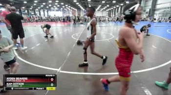 92 lbs Rd# 8- 12:30pm Saturday Final Pool - Kam Dotson, Minion Green vs Ayden Beavers, Maryland BLACK