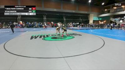 115 lbs Champ. Round 2 - Maia Faith Cornejo, Inderkum vs Kylie Martin, Baker / Powder Valley