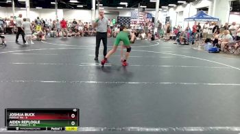 120 lbs Round 3 (6 Team) - Aiden Replogle, Grease Monkey`s vs Joshua Buck, Pursuit WA