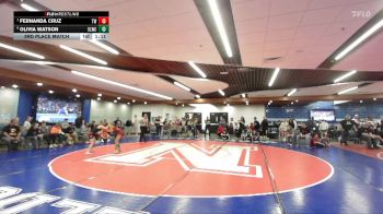 82 lbs 3rd Place Match - Olivia Watson, Sandpoint Legacy Wrestling Club vs Fernanda Cruz, TW Wrestling