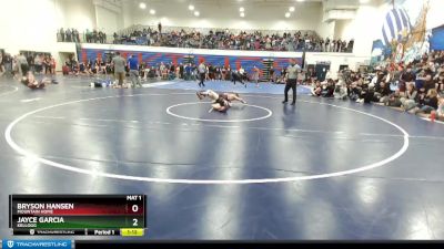 160 lbs Cons. Semi - Jayce Garcia, Kellogg vs Bryson Hansen, Mountain Home