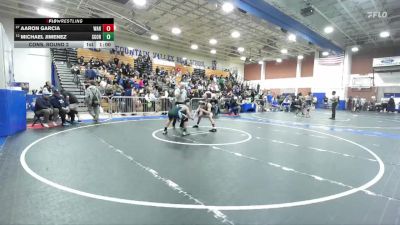 150 lbs Cons. Round 2 - Aaron Garcia, Warren vs Michael Jimenez, San Gorgonio