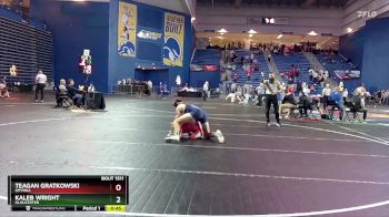190 lbs Cons. Round 3 - Teagan Gratkowski, Smyrna vs Kaleb Wright, Gloucester