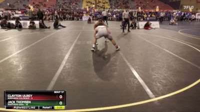 165 lbs Semis & 3rd Wb (16 Team) - Jack Thomsen, Northern Iowa vs Clayton Ulrey, Northern Colorado