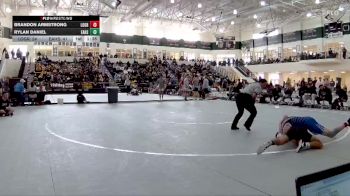 138 lbs 2nd Wrestleback (16 Team) - Rylan Daniel, Eastside Hs vs Brandon Armstrong, Locust Grove