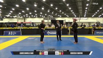 Rebecca R Mathis vs Louise Danielle Gair 2026 World Master IBJJF Jiu-Jitsu Championship