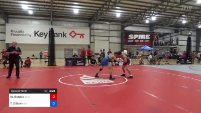 65 kg Consi Of 16 #1 - Mark Botello, Spartan Combat RTC/ TMWC vs Trey Dillow, MO Central WC