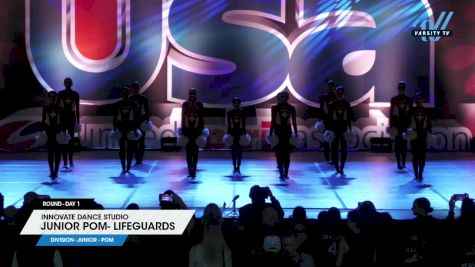 Innovate Dance Studio - Junior Pom- Lifeguards [2025 Junior - Pom Day 1] 2025 USA All Star Dance Super Nationals