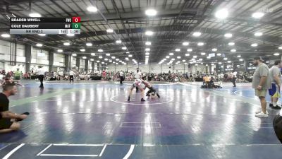 126 lbs Rr Rnd 3 - Braden Wivell, Freakztyle Elite - HSB vs Cole Daubert, Mat Warriors Red - HSB