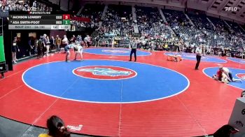 2A-190 lbs Quarterfinal - Jackson Lowery, Coahulla Creek vs Asa Smith-Foot, Union County