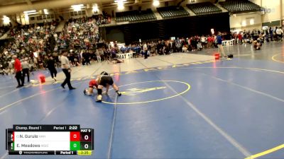 141 lbs Champ. Round 1 - Naithan Gurule, New Mexico Highlands vs Evan Meadows, Morningside (Iowa)