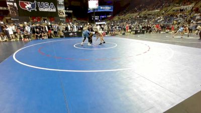 160 lbs Cons 64 #1 - Lakoda Caldwell, Arkansas vs Cedric Griffin, North Carolina