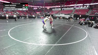 285 lbs Quarters - Joshua Eighmy, Elcho vs Grant Mathews, Riverdale