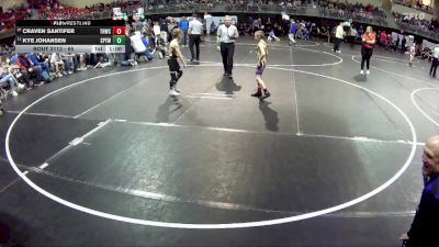 70 lbs Champ. Round 2 - Kye Johansen, St Paul Youth Wrestling vs Craven Santifer, Tekamah Herman Wrestling Club