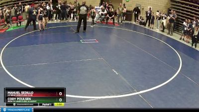 92 lbs Champ. Round 1 - Cody Poulsen, Iron Co Wrestling Academy vs Manuel Sedillo, LV Bear Wrestling Club