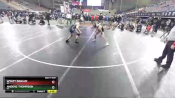 182 lbs Semifinal - Anders Thompson, MT vs Wyatt Ingham, WI