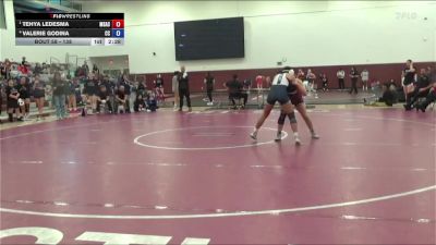 138 lbs Semifinal - Tehya Ledesma, Mt. San Antonio College vs Valerie Godina, Cerritos College