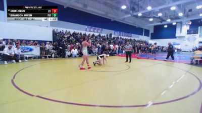 144 lbs Champ. Round 1 - Brandon Owen, Paloma Valley vs Jake Jelus, Etiwanda