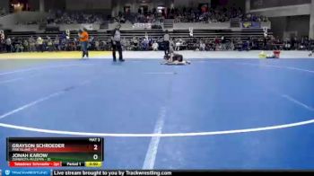 70 lbs Semis (4 Team) - Grayson Schroeder, Pine Island vs Jonah Karow, Zumbrota-Mazeppa