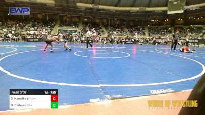 70 lbs Round Of 32 - Destin Hanaike Jr, Flow Academy Honolulu, HI vs Nico Distasio, Region Wrestling Academy