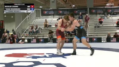 Cons. Round 6 - Nicolas Lozano, Arkansas RTC vs Evan Roudebush, Red Cobra Wrestling Academy