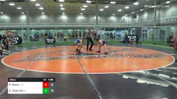 95 lbs Final - Ryan Meier, Elite Athletic Club DZ vs Owen Segorski, Great Lakes Wrestling Club