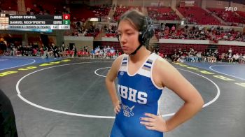 126 lbs Round 4 - Semis (4 Team) - Samuel Rechtfertig, Cedar Park vs Zander Sewell, Amarillo