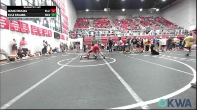 112-119 lbs Consolation - Isaac Nickels, Weatherford Youth Wrestling vs Colt Canada, Yukon Fury Wrestling