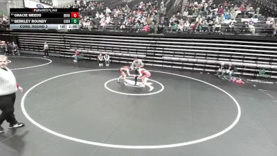 4A 105 lbs Cons. Round 3 - Gracie Meeds, Bear River vs Berkley Roundy, Cedar