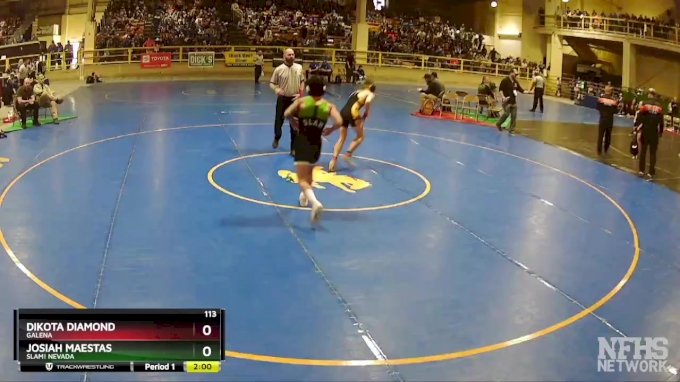 113 lbs Quarterfinal - Josiah Maestas, SLAM! NEVADA vs Dikota Diamond ...