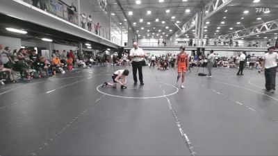 100 lbs Round 1 (10 Team) - Connor Beckman, Wayne Danger vs Tristian Travis, Iron Horse White