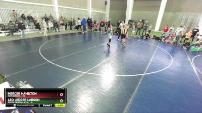 97 lbs Champ Round 1 (16 Team) - Leo Ledger Larson, South Central Utah vs Mercer Hamilton, Mat Demons