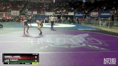 D 3 145 lbs Cons. Round 2 - Lane Turnley, Kaplan vs Darrell Landry, Lake Charles College Prep